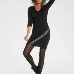 Melrose Strickkleid mit Zierreißverschluss 11 Melrose Strickkleid mit Zierreißverschluss -Melrosesan Geschaft 0905c8ff 997a 57b0 b428 77d15587a82f