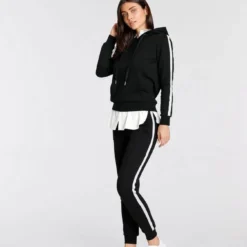 Melrose Loungeanzug (2 tlg) mit Glanzstreifen -Melrosesan Geschaft 0fe69ed9 d745 5ac3 9d84 fe6ae96af1c9