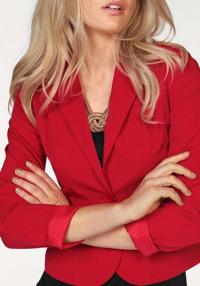 Melrose Kurzblazer Schwarz, Rot 3 Melrose Kurzblazer Schwarz, Rot – Bild 3