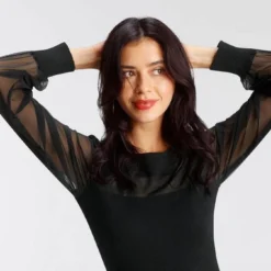 Melrose Strickkleid mit transparenten Ärmel und Streifen - NEUE KOLLEKTION 13 Melrose Strickkleid mit transparenten Ärmel und Streifen - NEUE KOLLEKTION -Melrosesan Geschaft 170e6c73 a333 55fe 9a61 e540e26edcfd