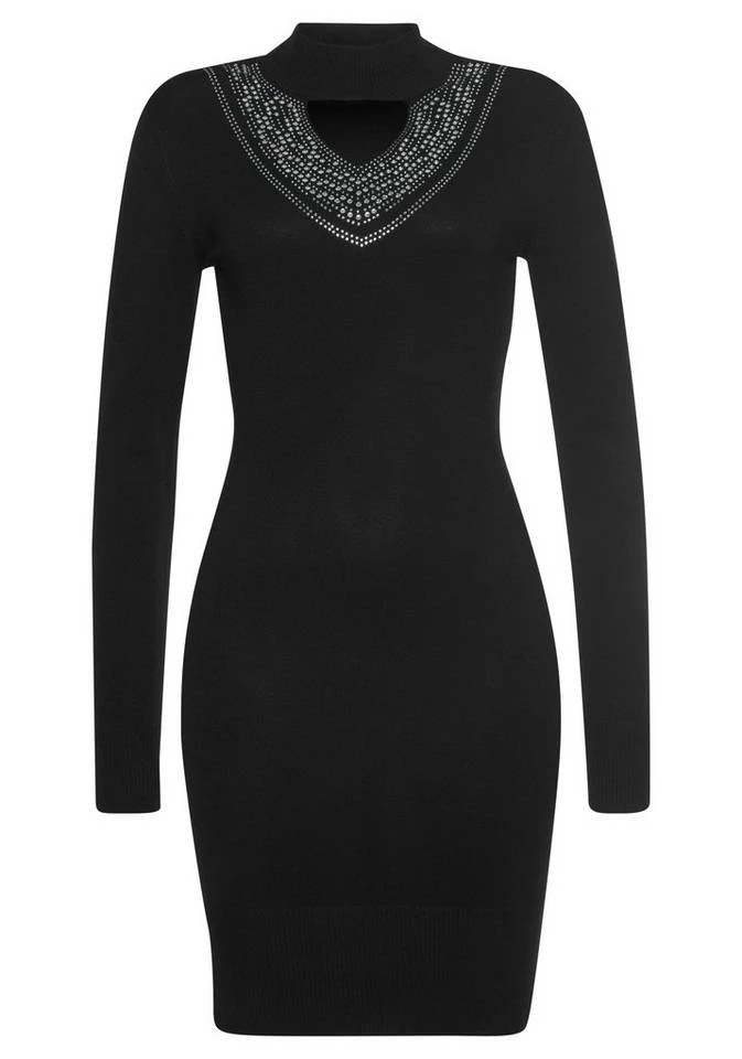 Melrose Strickkleid mit Glitzersteinen und Cut-Out 6 Melrose Strickkleid mit Glitzersteinen und Cut-Out – Bild 6