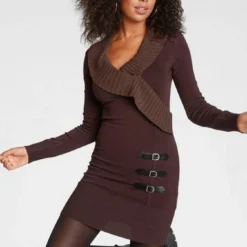 Melrose Strickkleid mit Zierschnallen 13 Melrose Strickkleid mit Zierschnallen -Melrosesan Geschaft 1e97d14b ea59 50e0 9995 ed72fb1c5765