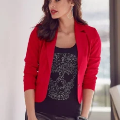 Melrose Kurzblazer Schwarz, Rot 14 Melrose Kurzblazer Schwarz, Rot -Melrosesan Geschaft 26734047