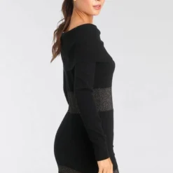 Melrose Strickkleid mit Streifen aus weichem Glanzgarn - NEUE KOLLEKTION -Melrosesan Geschaft 3406b142 c562 556a b209 31ae12e87639