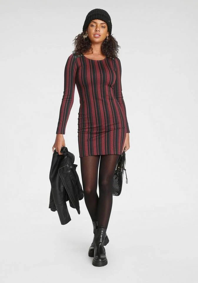 Melrose Jerseykleid in Streifen-Design mit Ziernieten 8 Melrose Jerseykleid in Streifen-Design mit Ziernieten – Bild 8