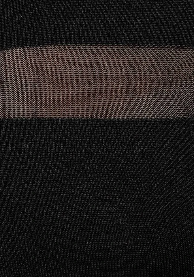 Melrose Strickkleid mit transparenten Streifen 6 Melrose Strickkleid mit transparenten Streifen – Bild 6