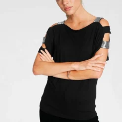 Melrose Fledermausshirt mit Pailletten