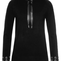 Melrose Strickpullover mit Kapuze und Ösen-Details - NEUE KOLLEKTION -Melrosesan Geschaft 39165f49 e6eb 57b3 a82b a431dd1f1602