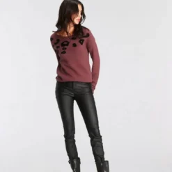 Melrose Rundhalspullover mit Animal-Muster - NEUE KOLLEKTION -Melrosesan Geschaft 3b215697 05df 5fea b198 d4819461ebca