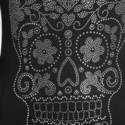 Melrose Maxikleid mit Glitzersteinen in Totenkopf-Optik -Melrosesan Geschaft 3b5f17d5 981a 5b14 8763 11708533050b