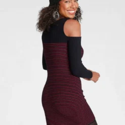 Melrose Strickkleid mit Streifen-Design