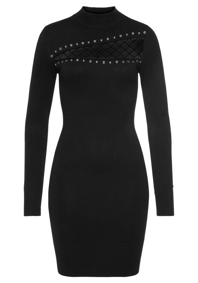 Melrose Strickkleid mit Netz-Detail und Ziernieten 6 Melrose Strickkleid mit Netz-Detail und Ziernieten – Bild 6