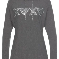 Melrose Fledermauspullover mit Kapuze und Pailletten-Stickerei -Melrosesan Geschaft 416cb85e e417 5b9b 8726 05d3bebd3179