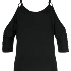 Melrose Fledermausshirt mit Ring-Detail und Ärmelraffung -Melrosesan Geschaft 43f42de3 3e27 5d27 89bd c29188efc2b5