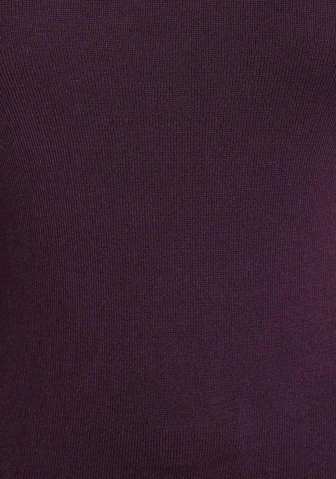 Melrose V-Ausschnitt-Pullover mit transparenten Chiffon-Ärmeln Rot, Dunkellila, Schwarz, Rosa 6 Melrose V-Ausschnitt-Pullover mit transparenten Chiffon-Ärmeln Rot, Dunkellila, Schwarz, Rosa – Bild 6