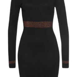 Melrose Strickkleid mit Streifen aus Glanzgarn -Melrosesan Geschaft 4a1807b4 4141 5e33 87f7 0f12313a1f81