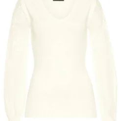 Melrose V-Ausschnitt-Pullover mit Ärmeln aus Spitze Schwarz, Wollweiß 14 Melrose V-Ausschnitt-Pullover mit Ärmeln aus Spitze Schwarz, Wollweiß -Melrosesan Geschaft 4b9dce4c 9c34 5ae8 b2a1 ad8387c5c830