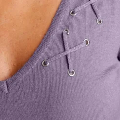 Melrose V-Ausschnitt-Pullover mit Zier-Schnürung 9 Melrose V-Ausschnitt-Pullover mit Zier-Schnürung -Melrosesan Geschaft 4d1623d8 f460 55cf 924d a738fa391e53