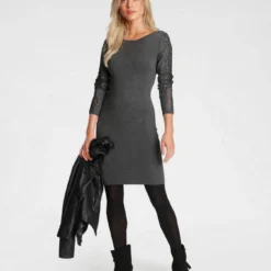 Melrose Strickkleid mit Spitzenstreifen und Glitzersteinen - NEUE KOLLEKTION -Melrosesan Geschaft 51919e57 07f4 5530 9eba d87439d1944c