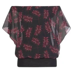 Melrose Shirtbluse mit bedrucktem Chiffon Schwarz-rot-gebl&uuml;mt, Grau-rosa-gebl&uuml;mt -Melrosesan Geschaft 54122fec a377 5aad 818b a6825b204beb