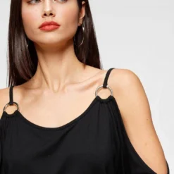 Melrose Fledermausshirt mit Ring-Detail und Ärmelraffung -Melrosesan Geschaft 54ae97f6 8e63 5fd4 b8cc 293aaaf04b31