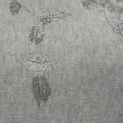 Melrose Fledermauspullover mit Blumenmuster und Glitzersteinen Grau-meliert, Dunkelgrau, Rosa -Melrosesan Geschaft 54eb28c3 b9c6 51e7 8c4f ce8d4600ca6d