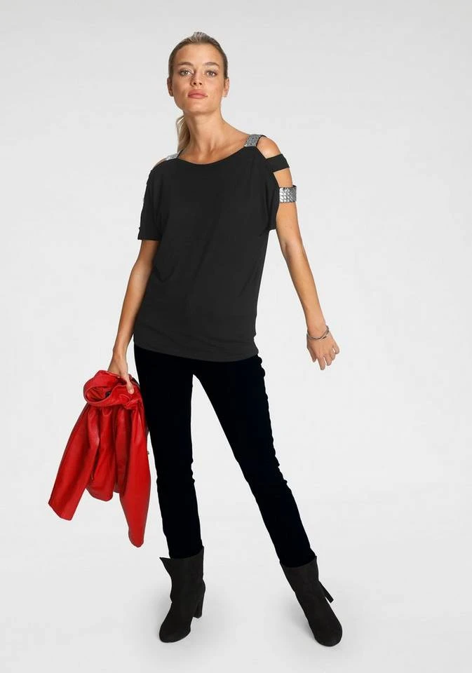 Melrose Fledermausshirt mit Pailletten 5 Melrose Fledermausshirt mit Pailletten – Bild 5