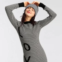 Melrose Strickkleid »Hahnentritt« aus kuscheligem Jacquard - NEUE KOLLEKTION 11 Melrose Strickkleid »Hahnentritt« aus kuscheligem Jacquard - NEUE KOLLEKTION -Melrosesan Geschaft 5e6899db 8987 5fc1 8d6f acc2de37bf39