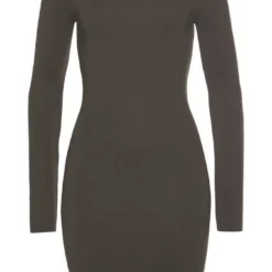 Melrose Strickkleid mit Ärmel Cut-Outs Rosa, Khaki -Melrosesan Geschaft 5f2ee0f4 ee42 5686 90ff 3710bac22b5e