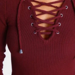 Melrose V-Ausschnitt-Pullover mit Schnürung 9 Melrose V-Ausschnitt-Pullover mit Schnürung -Melrosesan Geschaft 607fd614 2e5e 58d4 9b3d 84dc1e59c205