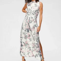 Melrose Maxikleid mit elegantem Blumen-Print -Melrosesan Geschaft 634ad85e 2e97 509e a85a ab8626c32256