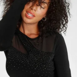 Melrose Strickkleid mit Mesh und Glitzersteinen - NEUE KOLLEKTION -Melrosesan Geschaft 6ef5a0e9 f5c0 5949 8c85 dd5ac30826fa