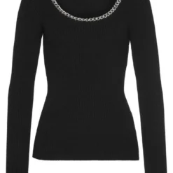 Melrose Rundhalspullover mit Zierkette - NEUE KOLLEKTION -Melrosesan Geschaft 823b2eda e788 5a33 a1b4 351f2ecb3d12