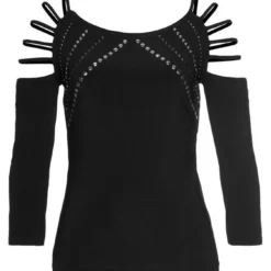 Melrose Rundhalsshirt mit Schlitzen und Ziernieten - NEUE KOLLEKTION 13 Melrose Rundhalsshirt mit Schlitzen und Ziernieten - NEUE KOLLEKTION -Melrosesan Geschaft 83294c6b f226 5715 ad6c e5f2bbdd86e6