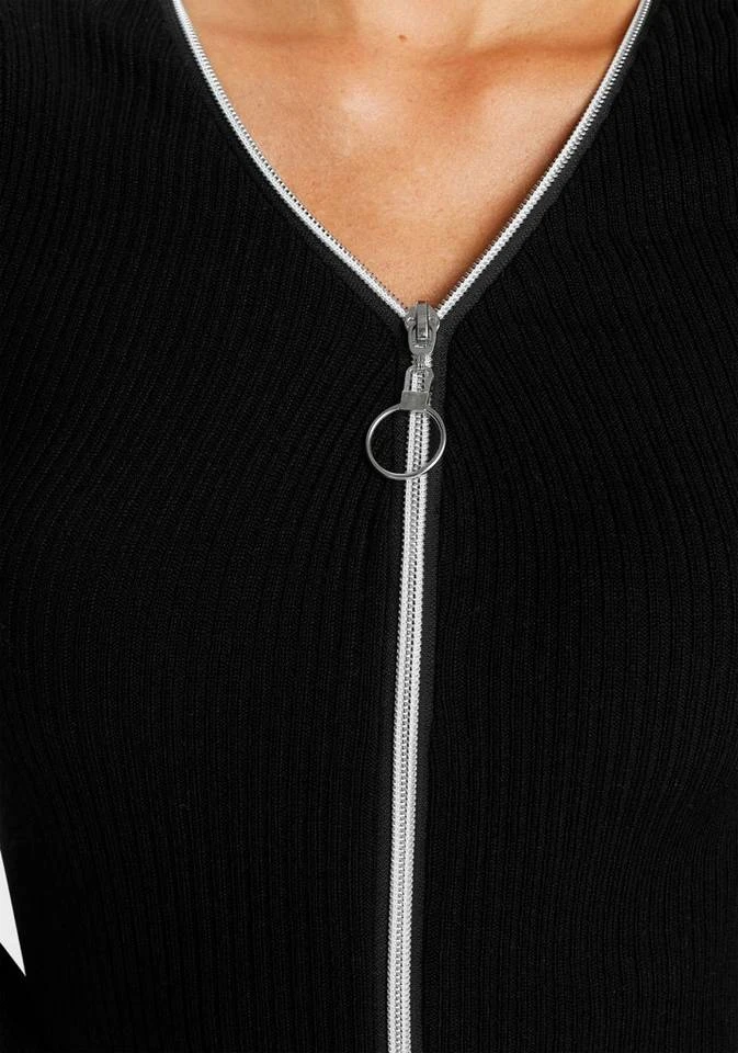 Melrose V-Ausschnitt-Pullover mit Zier-Reißverschluss 4 Melrose V-Ausschnitt-Pullover mit Zier-Reißverschluss – Bild 4