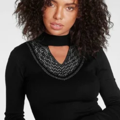 Melrose Strickkleid mit Glitzersteinen und Cut-Out 9 Melrose Strickkleid mit Glitzersteinen und Cut-Out -Melrosesan Geschaft 94e07559 c597 51cc 8a4e daf3ff114715