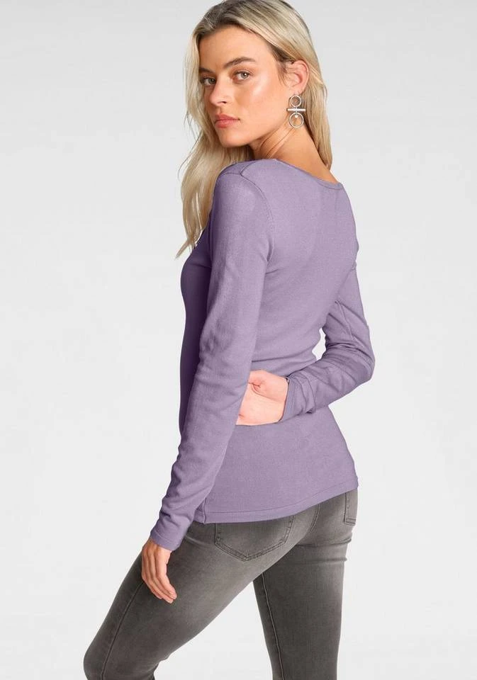 Melrose V-Ausschnitt-Pullover mit Zier-Schnürung 2 Melrose V-Ausschnitt-Pullover mit Zier-Schnürung – Bild 2