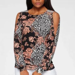 Melrose Langarmshirt mit Strassdetail Schwarz, Schwarz-weiß-rosé, Dunkelrot 17 Melrose Langarmshirt mit Strassdetail Schwarz, Schwarz-weiß-rosé, Dunkelrot -Melrosesan Geschaft 9b81dda6 fbb8 50ff b548 646ea9e83e7e