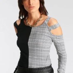 Melrose Rundhalsshirt mit Schulter Cut-Out - NEUE KOLLEKTION