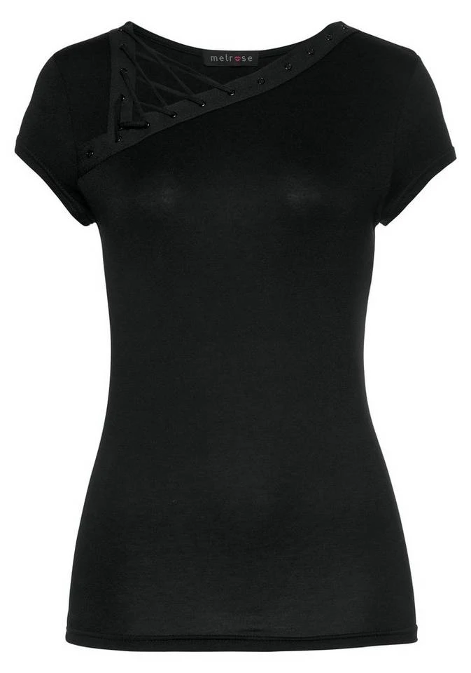 Melrose T-Shirt mit Zierschnürung - NEUE KOLLEKTION 4 Melrose T-Shirt mit Zierschnürung - NEUE KOLLEKTION – Bild 4