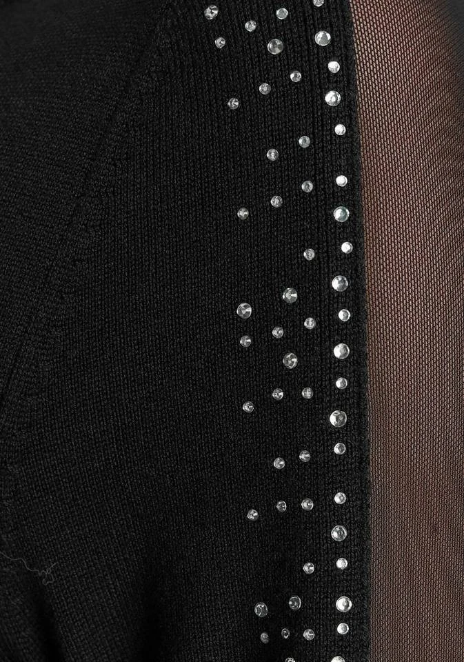 Melrose Strickpullover mit Mesheinsatz und Glitzersteinen - NEUE KOLLEKTION 6 Melrose Strickpullover mit Mesheinsatz und Glitzersteinen - NEUE KOLLEKTION – Bild 6