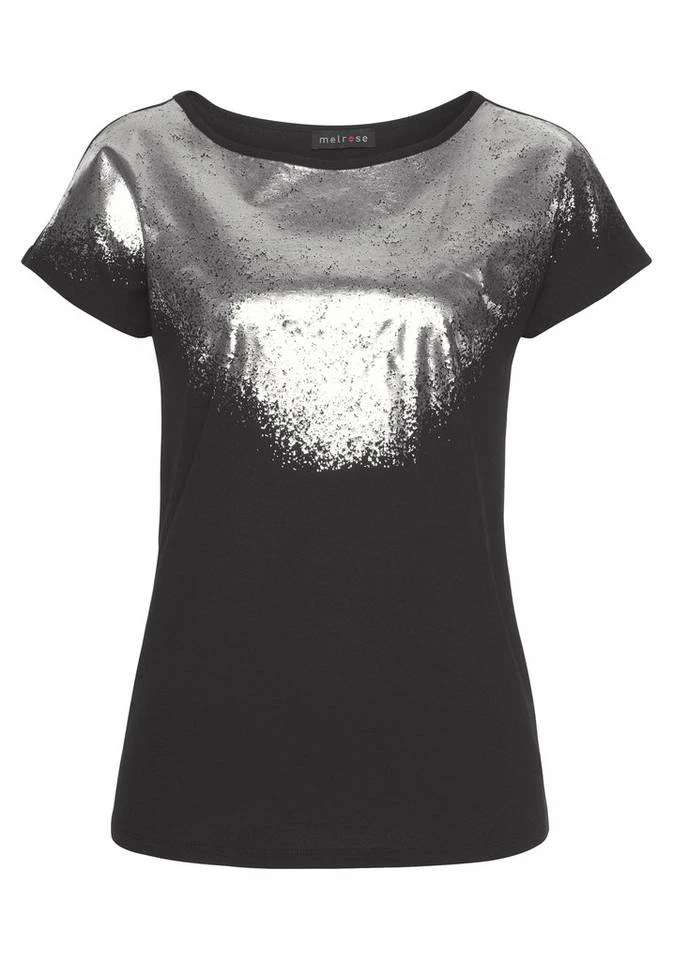 Melrose Rundhalsshirt mit Folienprint - NEUE KOLLEKTION 5 Melrose Rundhalsshirt mit Folienprint - NEUE KOLLEKTION – Bild 5
