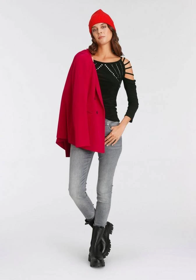 Melrose Rundhalsshirt mit Schlitzen und Ziernieten - NEUE KOLLEKTION 5 Melrose Rundhalsshirt mit Schlitzen und Ziernieten - NEUE KOLLEKTION – Bild 5