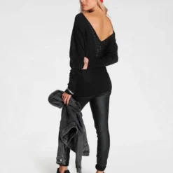 Melrose Fledermauspullover mit Ziersteinen -Melrosesan Geschaft bacd7a02 dc11 50f7 b0b7 65df0482a8b3