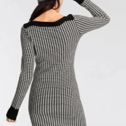 Melrose Strickkleid »Hahnentritt« aus kuscheligem Jacquard - NEUE KOLLEKTION 10 Melrose Strickkleid »Hahnentritt« aus kuscheligem Jacquard - NEUE KOLLEKTION -Melrosesan Geschaft c879d3f7 6b6b 5277 b2ae 42236355ec63