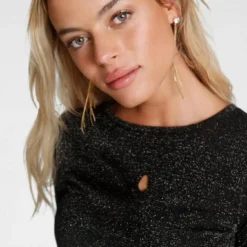 Melrose Longpullover mit Glanzgarn -Melrosesan Geschaft c9e161c3 d9ae 56b7 a2b5 0aebe0cfd1d8