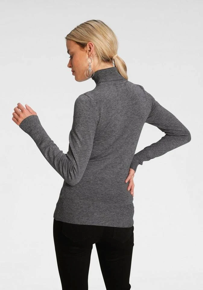 Melrose Rollkragenpullover mit Rauten-Muster 2 Melrose Rollkragenpullover mit Rauten-Muster – Bild 2