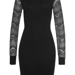 Melrose Strickkleid mit Spitzen-Arm -Melrosesan Geschaft ce28f5db 5bb4 5075 bf39 5ef67d42ed77