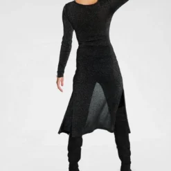 Melrose Longpullover mit Glanzgarn -Melrosesan Geschaft cee4359a 07fb 5000 b03c f5f3694b27af