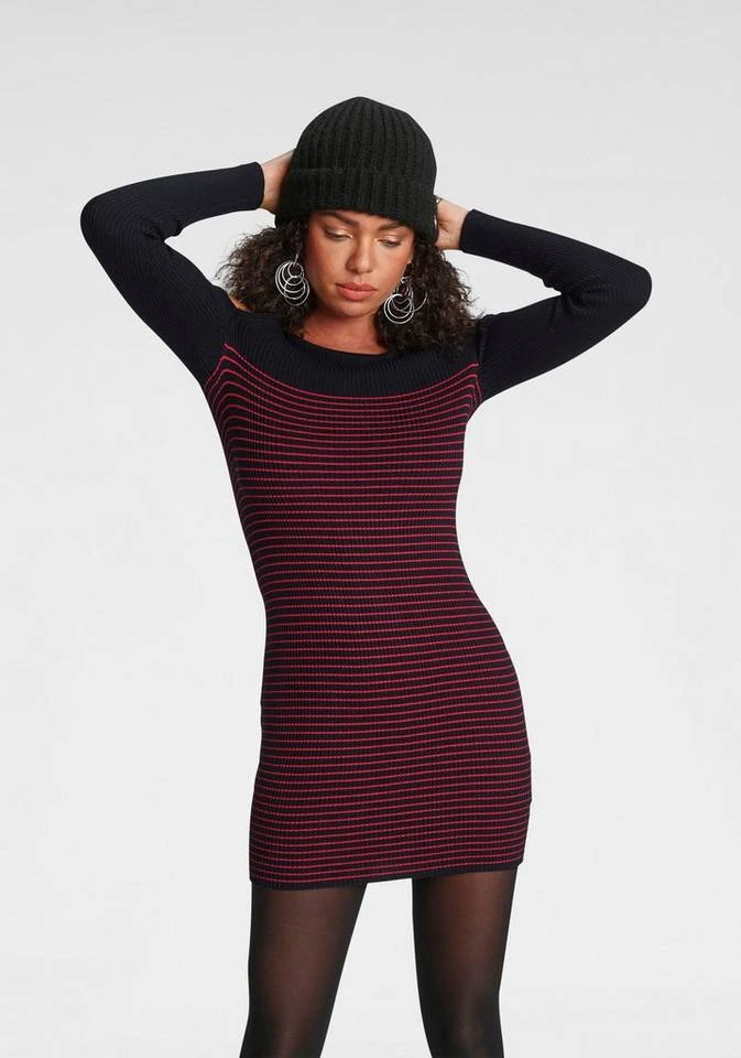Melrose Strickkleid mit Streifen-Design 3 Melrose Strickkleid mit Streifen-Design – Bild 3